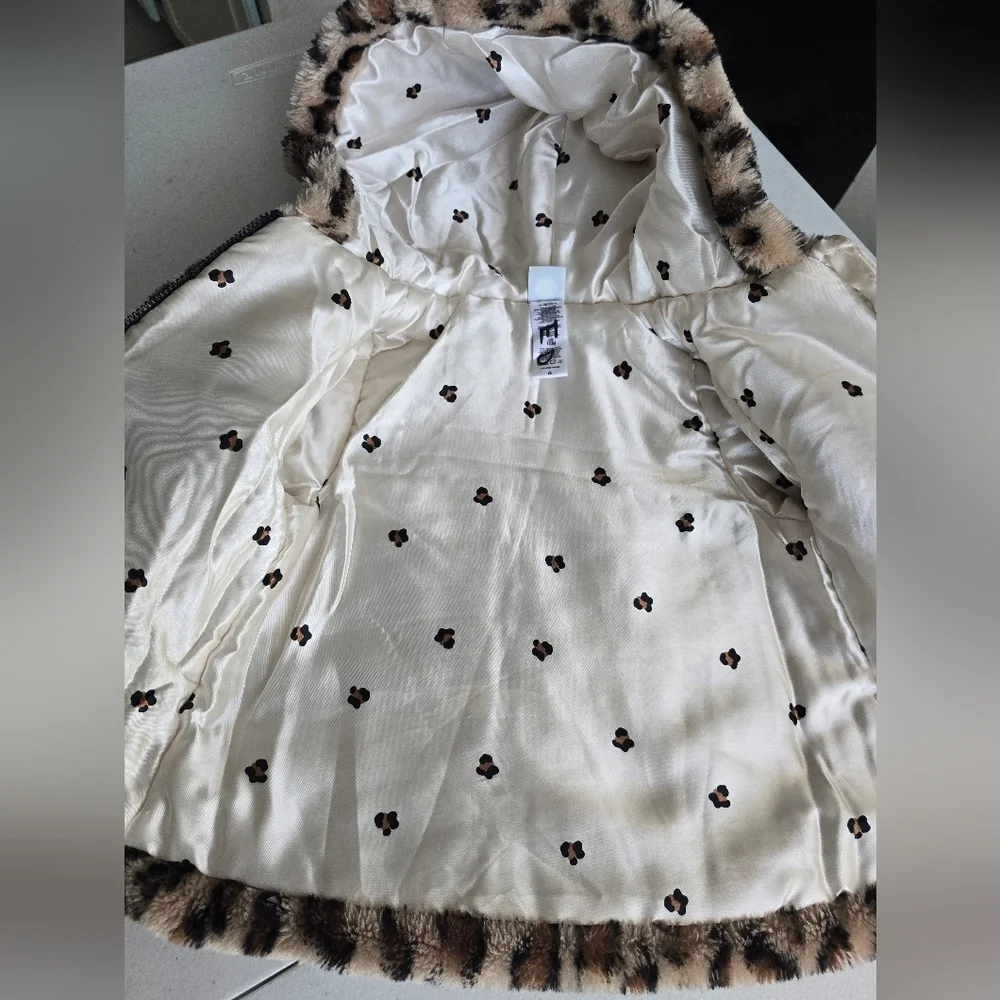 Little me Jacket & coat Leopard print kids Size 18M